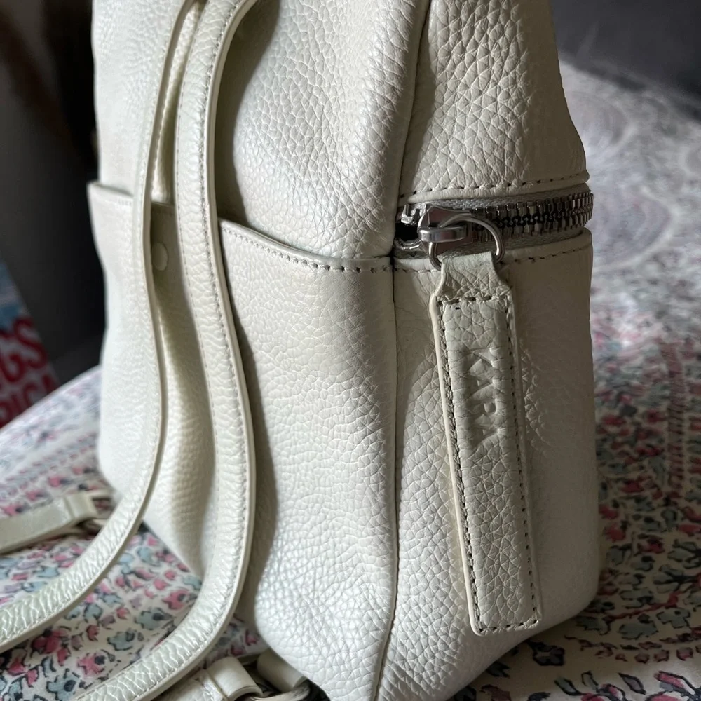 KARA White Mini Backpack - Picture 14 of 16